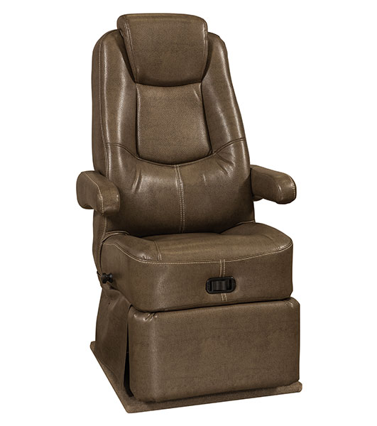 Williamsburg Furniture Custom Captain’s Chair Brown