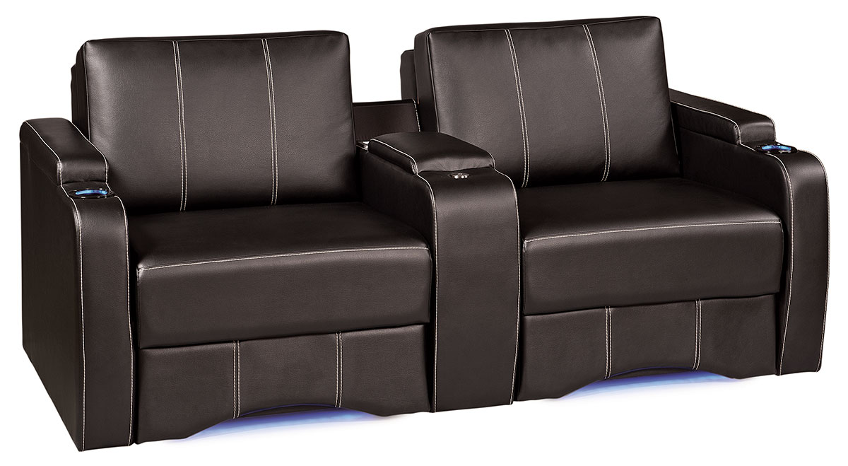 Williamsburg Furniture Galaxy Home Theater Sleeper Sofa with Accent Lights